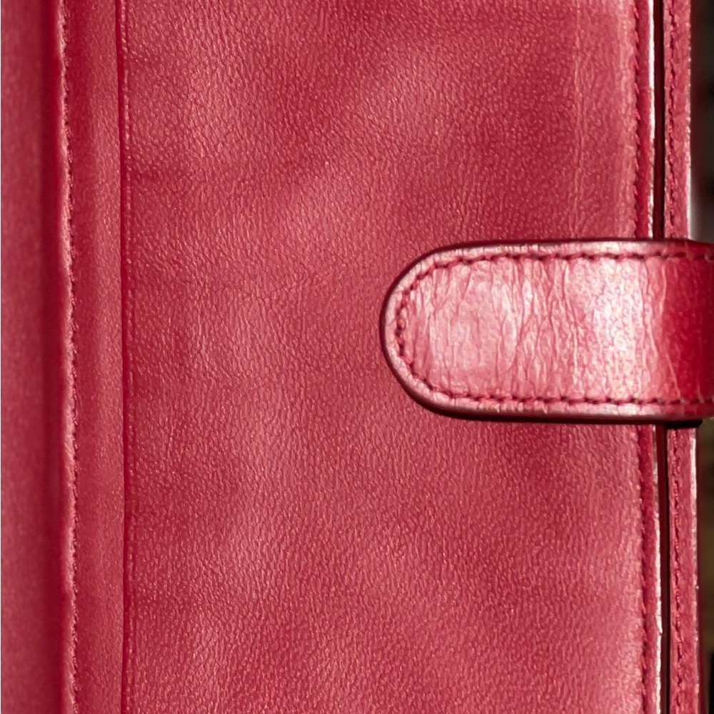 Bottega Veneta Red Intrecciato Leather Continental Wallet - Picture 13 of 13